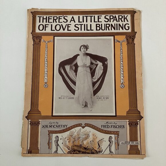 1910s Vintage Sheet Music WW1 In the Heart of the City That Has No Heart - Picture 4 of 16